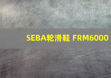 SEBA轮滑鞋 FRM6000